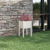 Vidaxl Planning Box 40x40x70 cm Solid Pine White