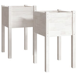Vidaxl Planters 2 St. 40x40x70 cm Solid fyrretræ