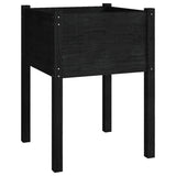 Vidaxl Planning Box 50x50x70 cm Solid fyrretræ sort