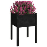 Vidaxl Planning Box 50x50x70 cm Solid fyrretræ sort