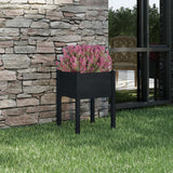 Vidaxl Planning Box 50x50x70 cm Solid fyrretræ sort