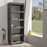 Vidaxl boekenkast kamerscherm 60x35x167 cm massief grenenhout grijs