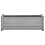 Vidaxl planter Insented 100x43x35 cm pp stengrå
