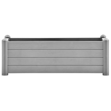 Vidaxl planter Insented 100x43x35 cm pp stengrå