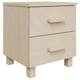 Vidaxl nachtkastjes hamar 2 st 40x35x44,5 cm grenenhout honingbruin