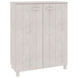 Vidaxl Shoe Cabinet Hamar 85x40x108 cm Solid fyrretræ hvid