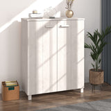 Vidaxl Shoe Cabinet Hamar 85x40x108 cm Solid fyrretræ hvid