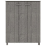 Vidaxl Shoe Cabinet Hamar 85x40x108 cm Solid fyrretræ lysegrå