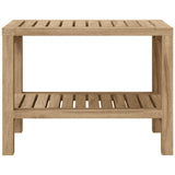 Vidaxl badeværelse Tabel 60x30x45 cm solid teak