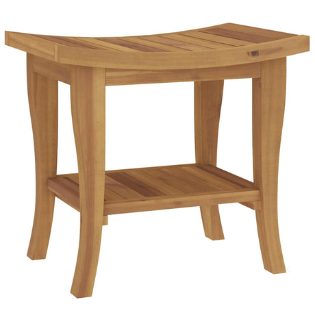 Vidaxl badeværelse Tabel 50x35x45 cm solid teak
