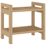Vidaxl badeværelse Tabel 45x30x45 cm solid teak
