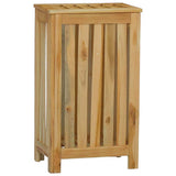 Vidaxl vaskeri kurv 35x25x60 cm solid teak