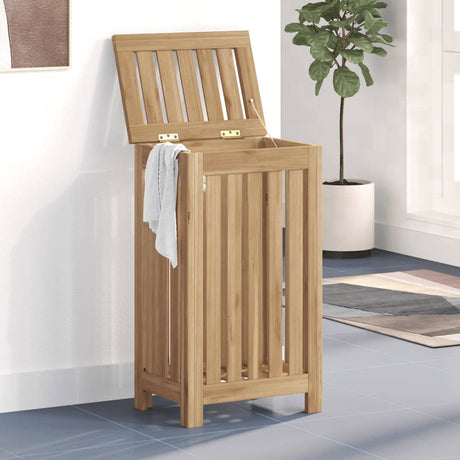 Vidaxl vaskeri kurv 35x25x60 cm solid teak