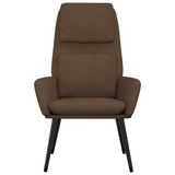 Vidaxl relaxstoel stof bruin
