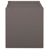 Vidaxl Pushion Box 85 L 86x40x42 cm grå