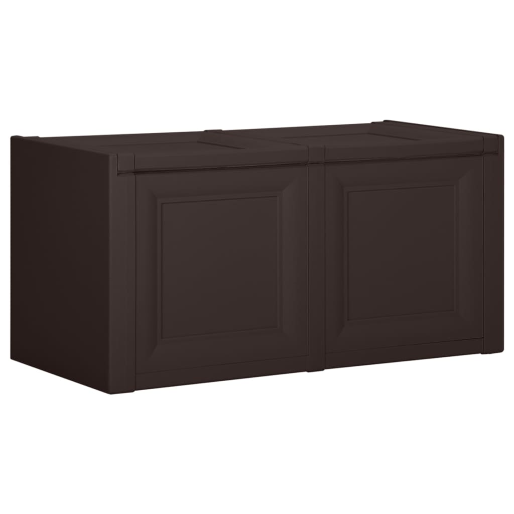 Vidaxl Pushion Box 85 L 86x40x42 cm brun