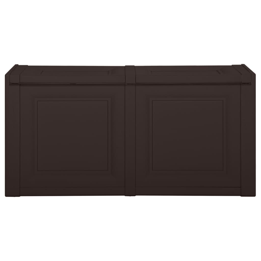 Vidaxl Pushion Box 85 L 86x40x42 cm brun