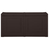 Vidaxl Pushion Box 85 L 86x40x42 cm brun