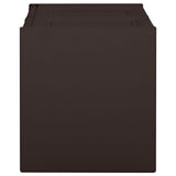 Vidaxl Pushion Box 85 L 86x40x42 cm brun