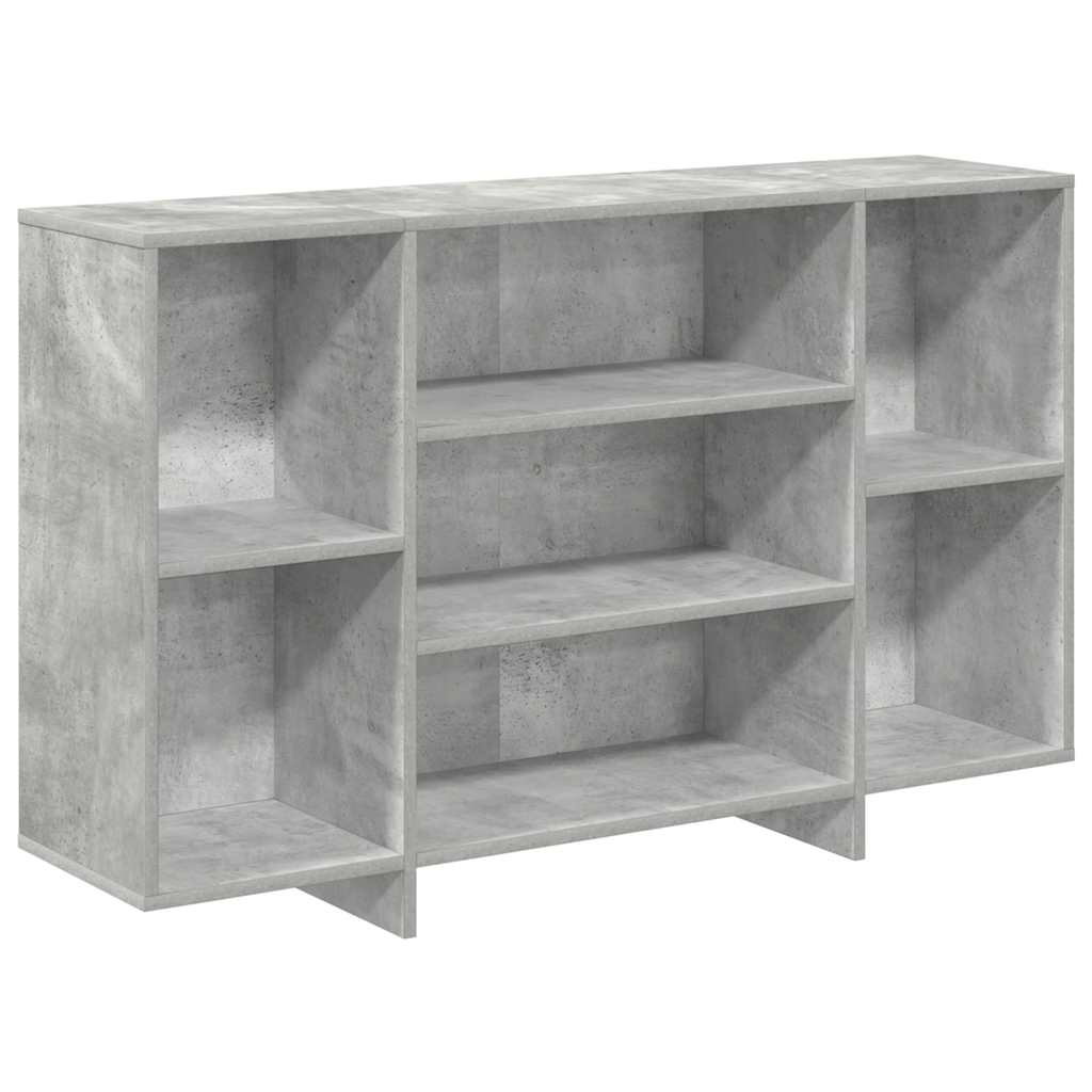 Vidaxl dressoir 120x30x75 cm bewerkt hout betongrijs