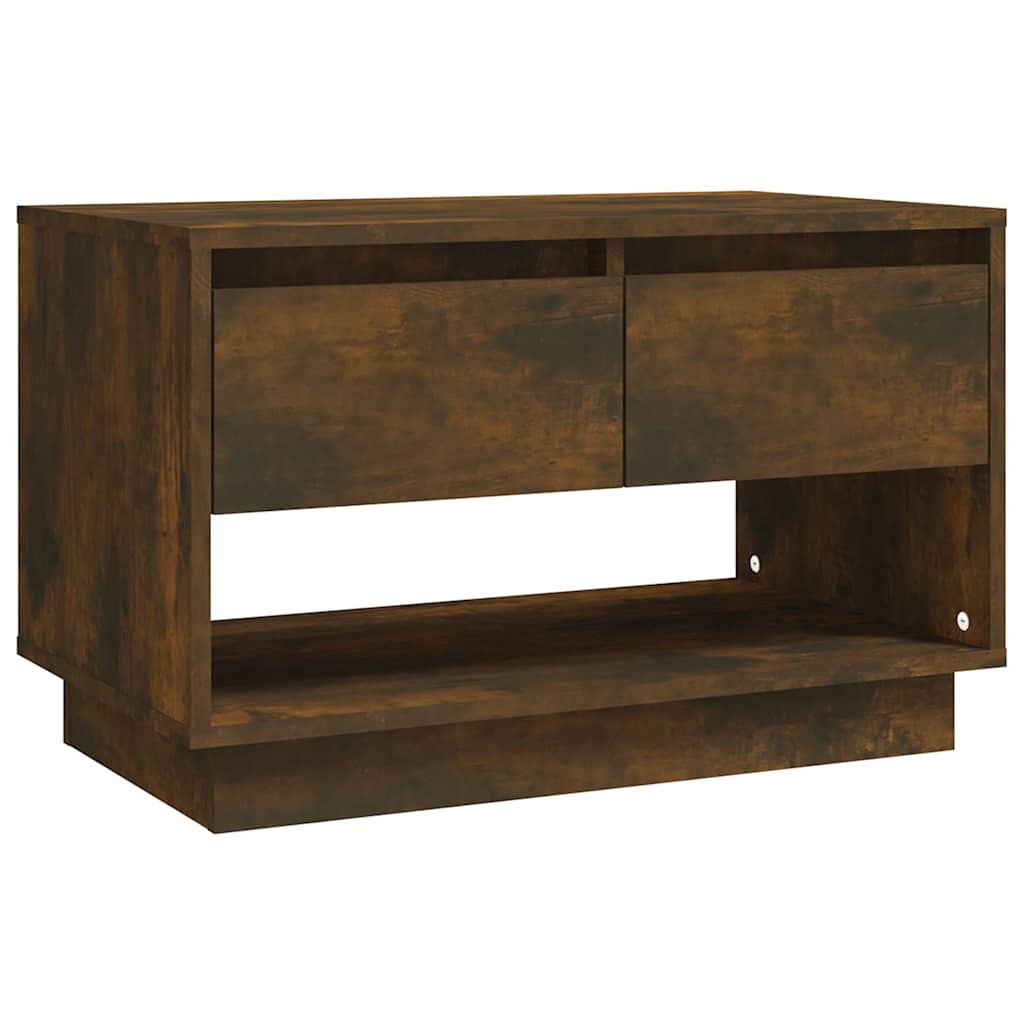 Vidaxl tv-meubel 70x41x44 cm bewerkt hout gerookt eikenkleurig