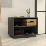 Vidaxl Shoe Cabinet 60x34x45 cm Solid fyrretræ
