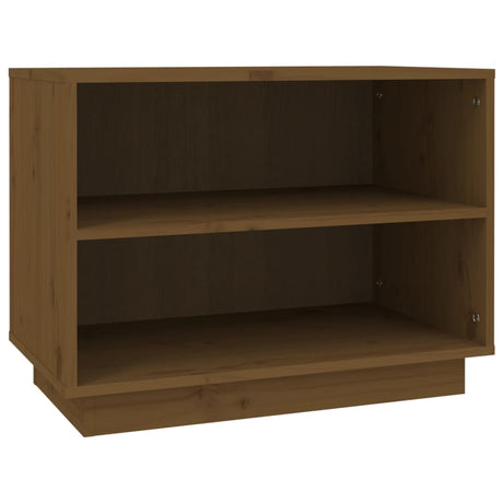 Vidaxl Shoe Cabinet 60x34x45 cm Solid Pine Honey Brown