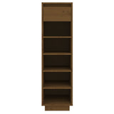 Vidaxl Shoe Cabinet 30x34x105 cm Solid Pine Honey Brown