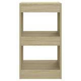 Vidaxl boekenkast kamerscherm 40x30x72 cm sonoma eikenkleurig