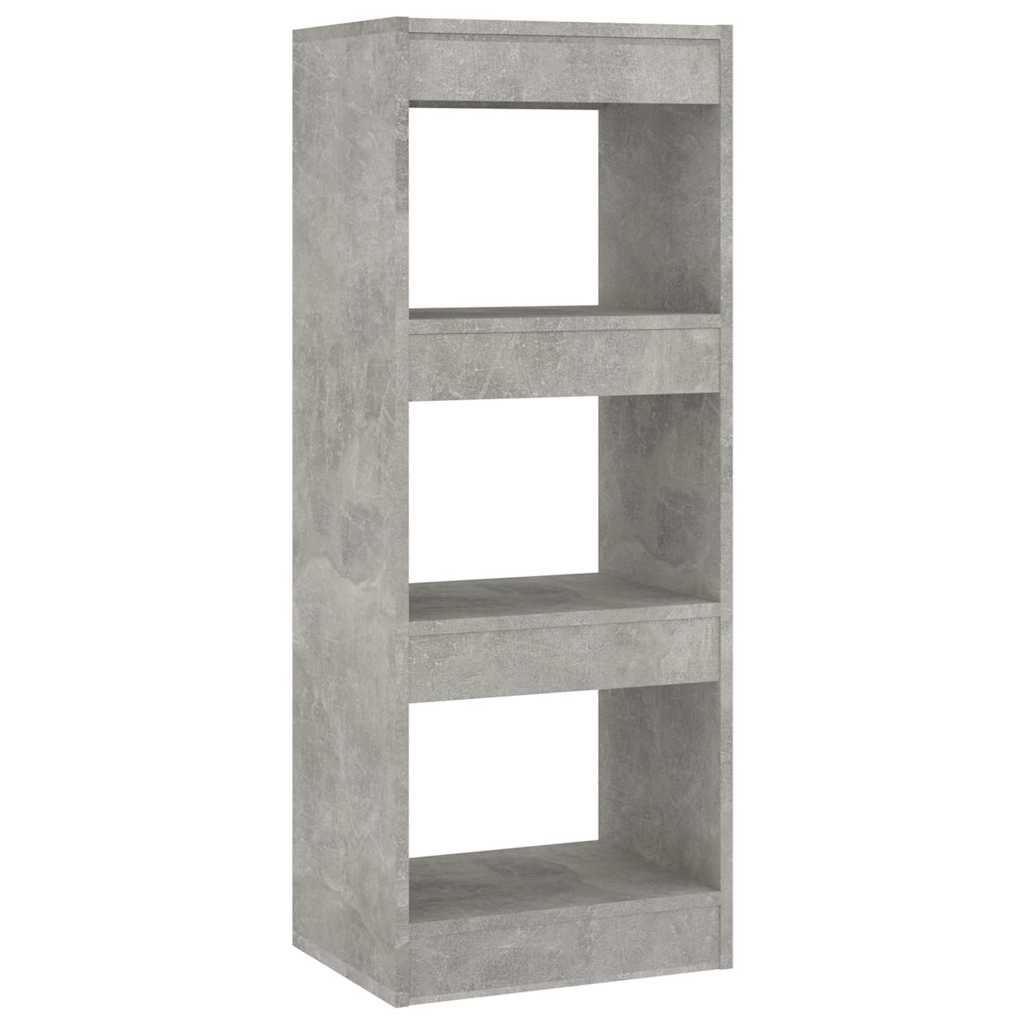 Vidaxl boekenkast kamerscherm 40x30x103 cm bewerkt hout betongrijs