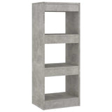 Vidaxl boekenkast kamerscherm 40x30x103 cm bewerkt hout betongrijs