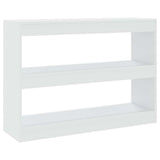 Vidaxl boekenkast kamerscherm 100x30x72 cm wit