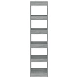 Vidaxl boekenkast kamerscherm 40x30x166 cm grijs sonoma eikenkleurig