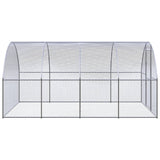 Vidaxl Chicken Run 3x4x2 M Galvaniseret stål