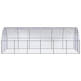 Vidaxl Chicken Run 3x6x2 M Galvaniseret stål
