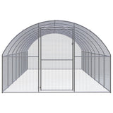 Vidaxl Chicken Run 3x8x2 M Galvaniseret stål