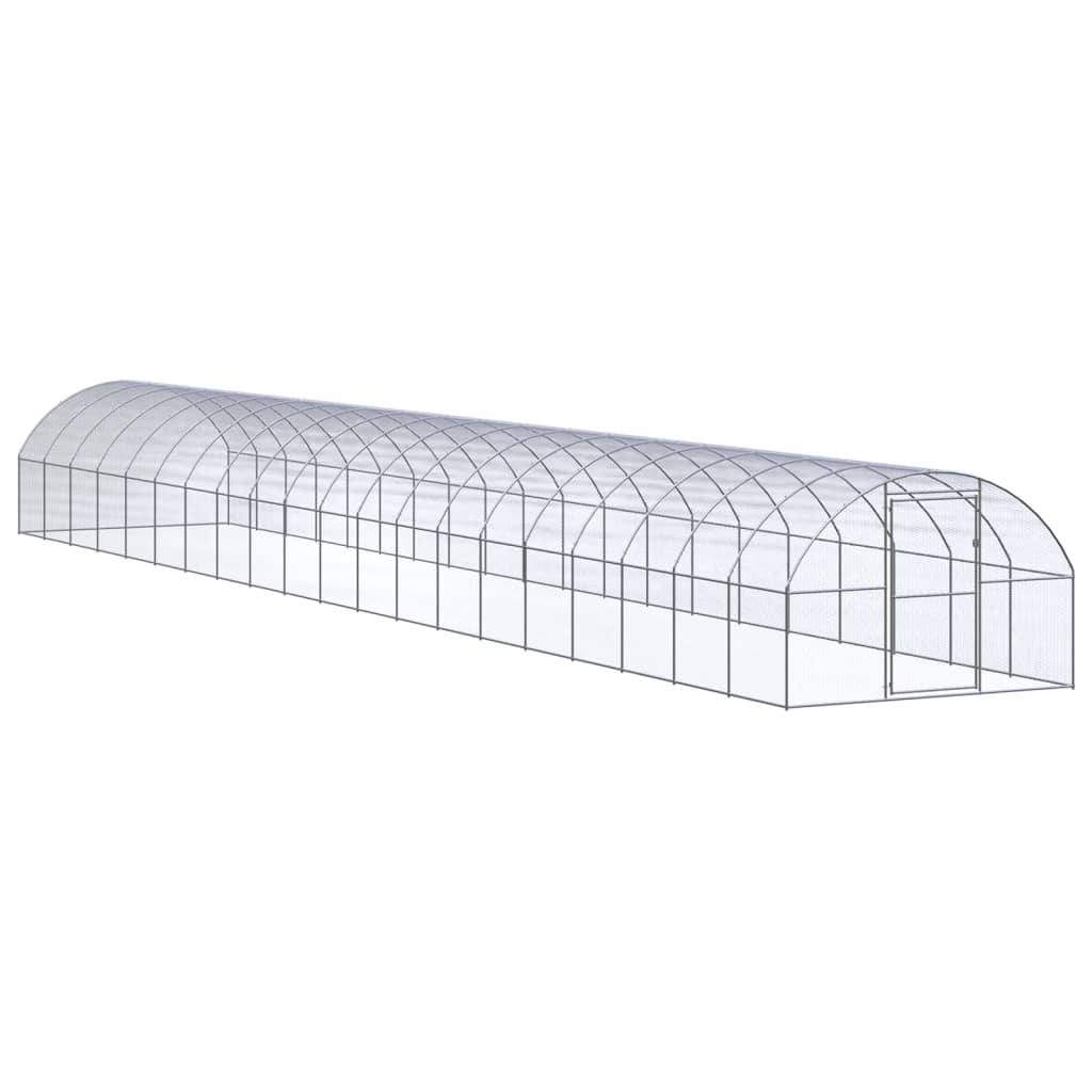 VidaXL hønsegård 3x20x2 m galvaniseret stål