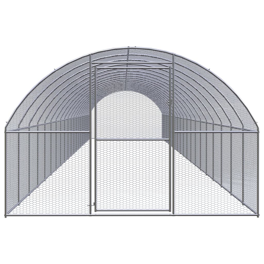 VidaXL hønsegård 3x20x2 m galvaniseret stål