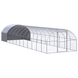 Vidaxl Chicken Run 3x12x2 M Galvaniseret stål