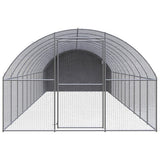 Vidaxl Chicken Run 3x12x2 M Galvaniseret stål
