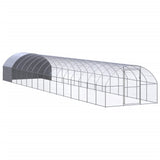 Vidaxl Chicken Coop 3x16x2 M Galvaniseret stål