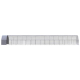 Vidaxl Chicken Coop 3x16x2 M Galvaniseret stål