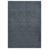 Vidaxl Rug Kortpolig 240x340 cm antracit -farvet
