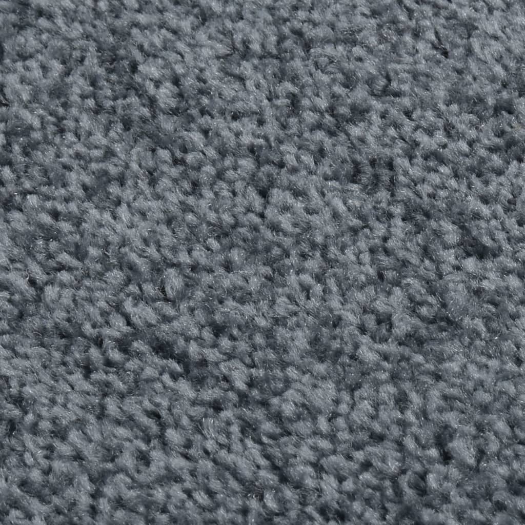 Vidaxl Rug Kortpolig 240x340 cm antracit -farvet