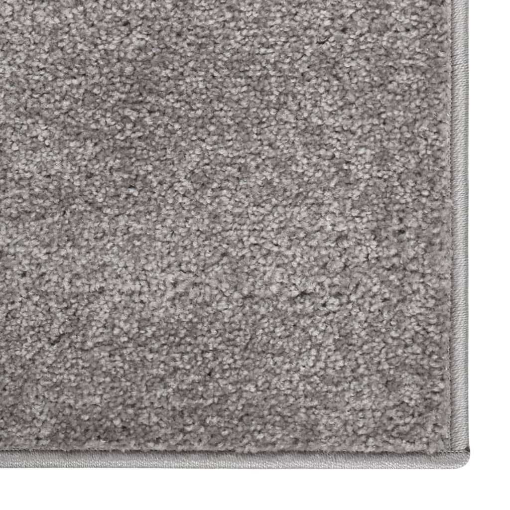 Vidaxl Rug Kortpolig 140x200 cm grå