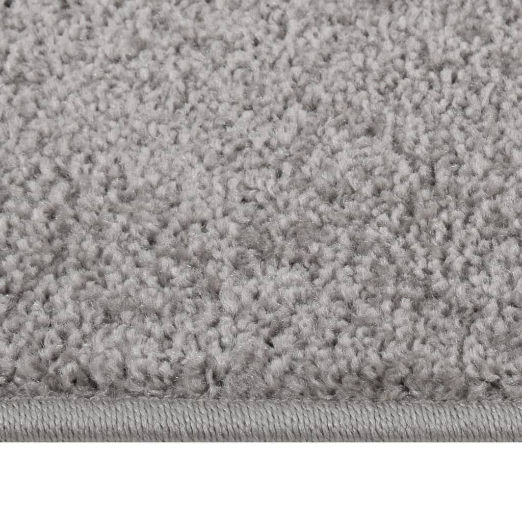 Vidaxl Rug Kortpolig 140x200 cm grå