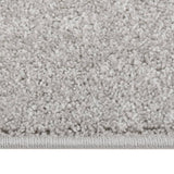 Vidaxl Rug Kortpolig 80x150 cm lysegrå