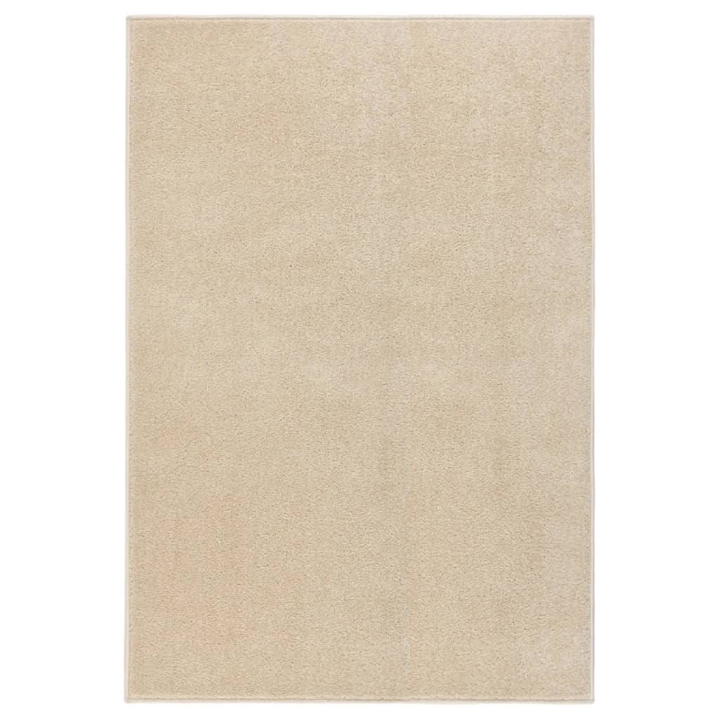 Vidaxl Rug Kortpolig 200x290 cm beige