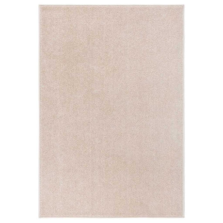 Vidaxl Rug Kortpolig 200x290 cm mørk beige
