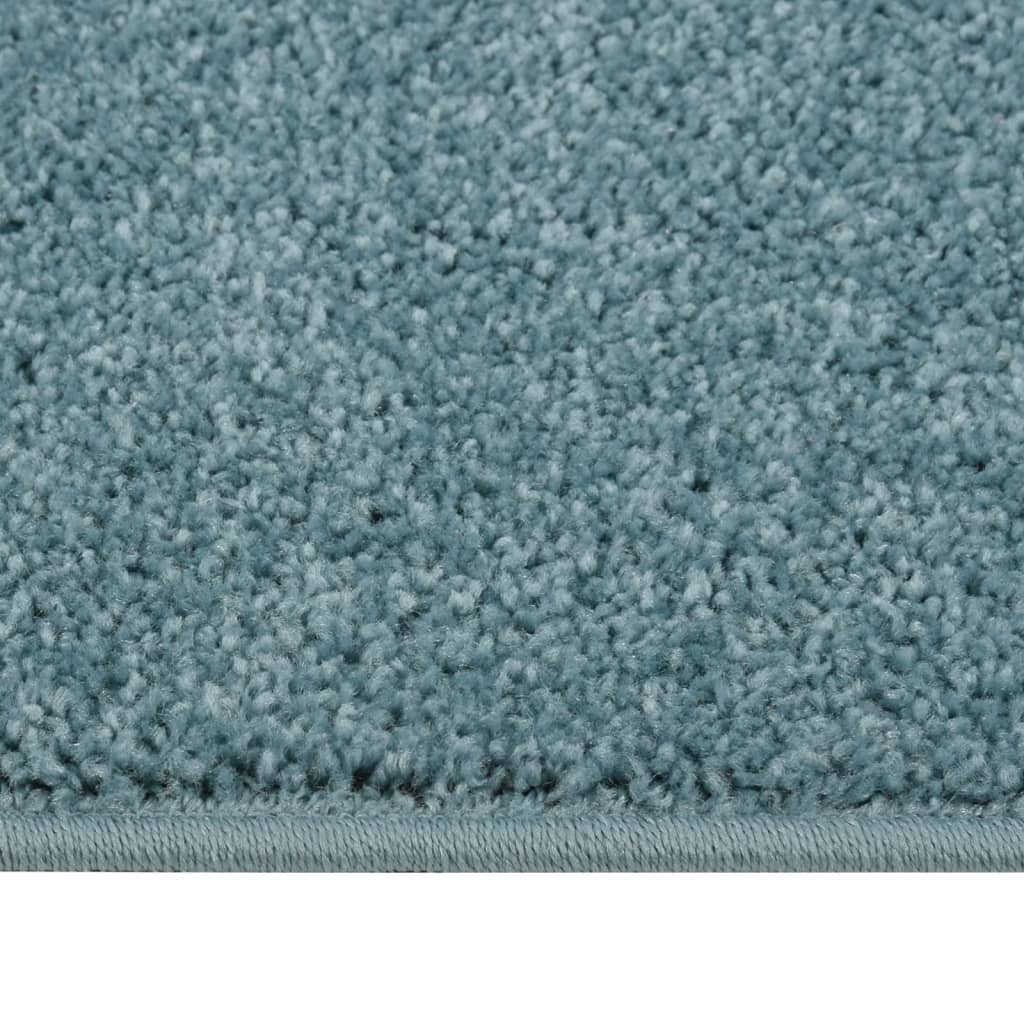 Vidaxl Rug Kortpolig 200x290 cm blå